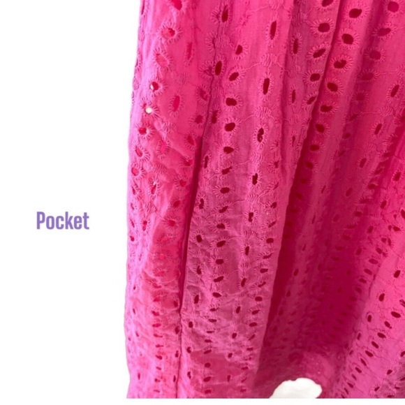 MUSTARD SEED Pink Eyelet Baby Doll Romper, EUC - Picture 14 of 14